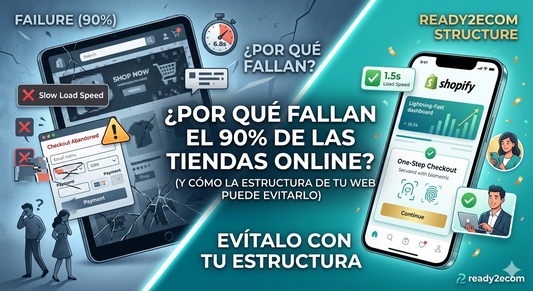 ¿Por qué fallan el 90% de las tiendas online?