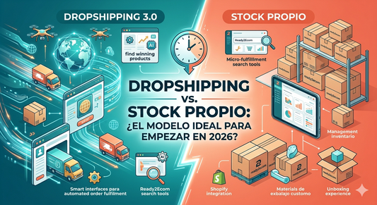 Dropshipping vs. Stock Propio: ¿Cuál es el modelo ideal para empezar en 2026?